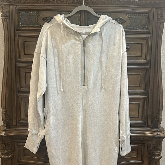 NWT Free People Movement x HATCH Maternity Warm Up Jumpsuit Medium Romper Grey - Picture 6 of 16